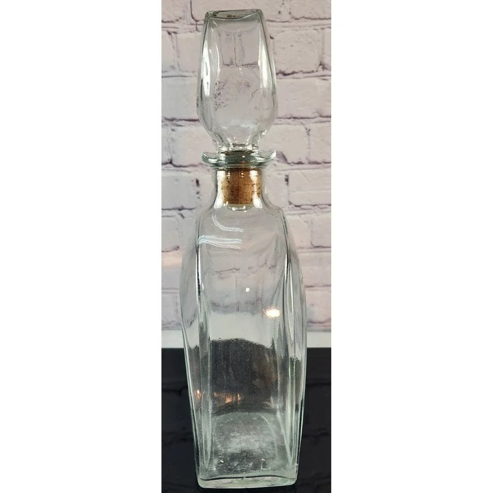 Prohibition Era Clear Vintage Liquor Decanter History